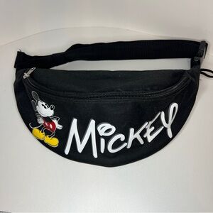Mickey Mouse Black Fanny Pack